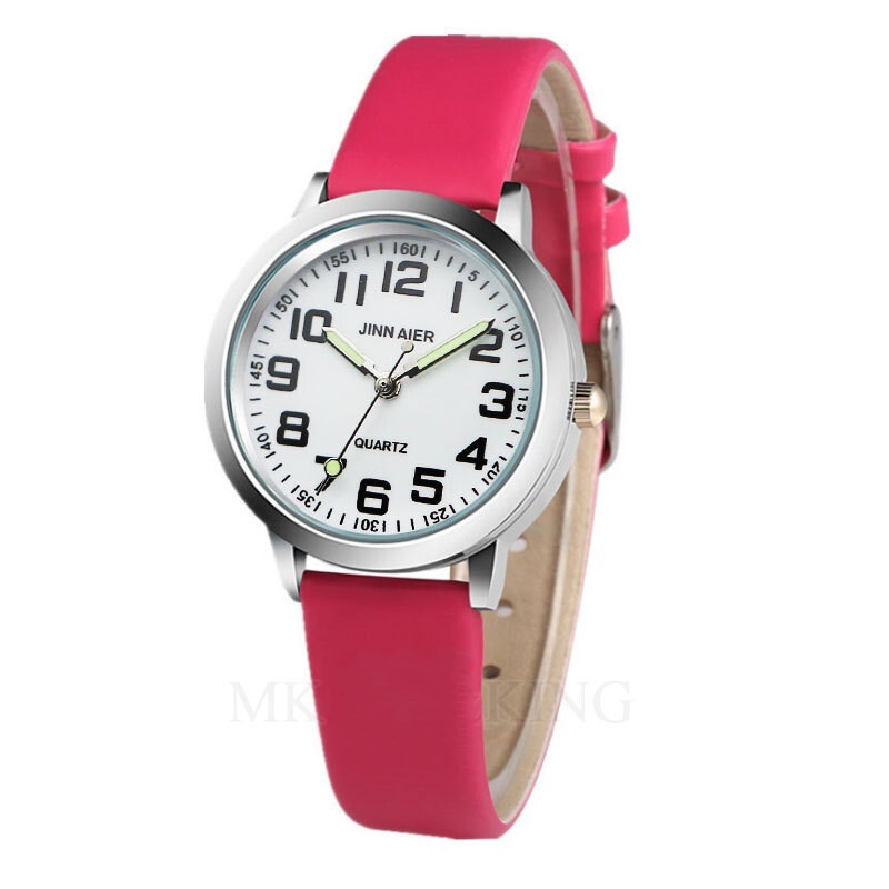 Naujas aukštos kokybės juodas didelis skaitmeninis vaikų berniukų mergaičių studentų vaikų laikrodis laisvalaikio kvarcinė suknelė Laikrodis Relojes Kol Saati