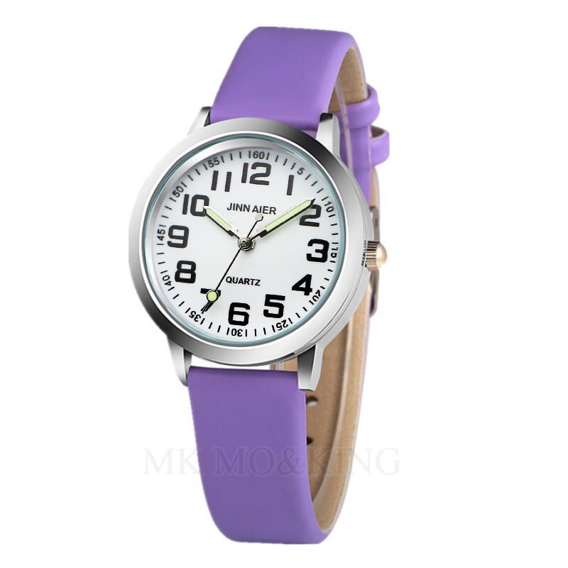 Naujas aukštos kokybės juodas didelis skaitmeninis vaikų berniukų mergaičių studentų vaikų laikrodis laisvalaikio kvarcinė suknelė Laikrodis Relojes Kol Saati