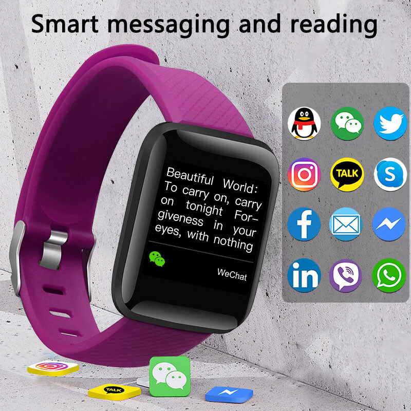 Fitness Detské inteligentné hodinky Detské inteligentné hodinky pre dievčatá a chlapcov Inteligentné hodiny pre študentov Vodotesné fitness sledovače digitálnych hodiniek