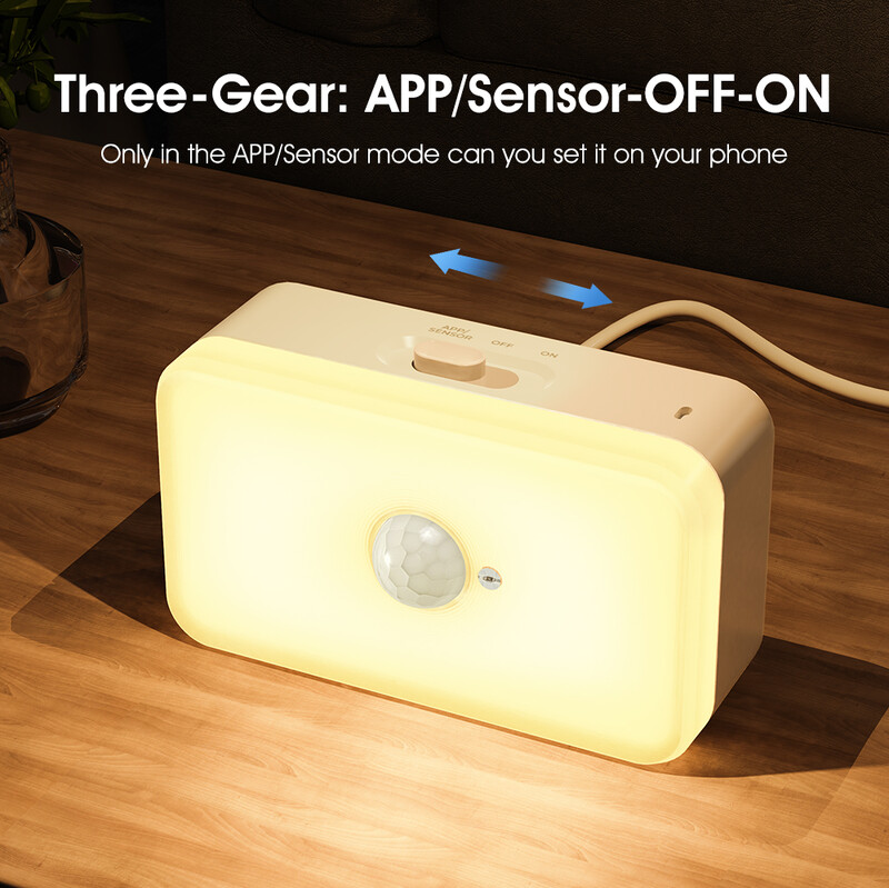 Tuya WIFI PIR mozgásérzékelő emberi testérzékelő intelligens LED éjszakai fény érzékelő alkalmazás Hang Smart Life működik az Alexa GoogleHome segítségével