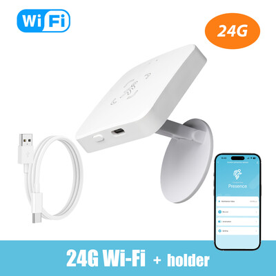 ZigBee Wifi MmWave žmogaus buvimo judesio jutiklis su skaisčio / atstumo aptikimu 5.8G 24G radaro detektoriaus palaikymo namų asistentas