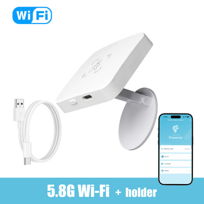 ZigBee Wifi MmWave žmogaus buvimo judesio jutiklis su skaisčio / atstumo aptikimu 5.8G 24G radaro detektoriaus palaikymo namų asistentas