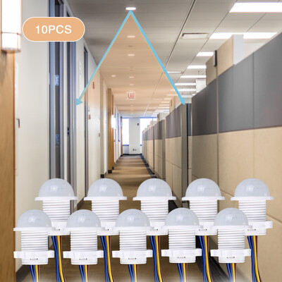 Μίνι αισθητήρας κίνησης 110V 220V Έξυπνος αισθητήρας διακόπτης Pir infrared Motion Sensor Smart Home Human Body Automatic Sensor Night Lamp