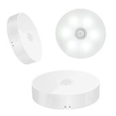 Kustības sensors Nakts gaisma Inteliģentais ķermeņa gaismas sensors USB uzlāde Nakts lampa Guļamistabai Izmantot virtuvei Vannas istabas skapis