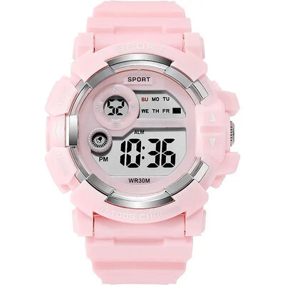 YIKAZE skaitmeninis vaikiškas laikrodis vandeniui atsparus vaikiškas sportinis laikrodis daugiafunkcis laikrodis LED elektroninis rankinis laikrodis vaikams berniukams mergaitėms dovana