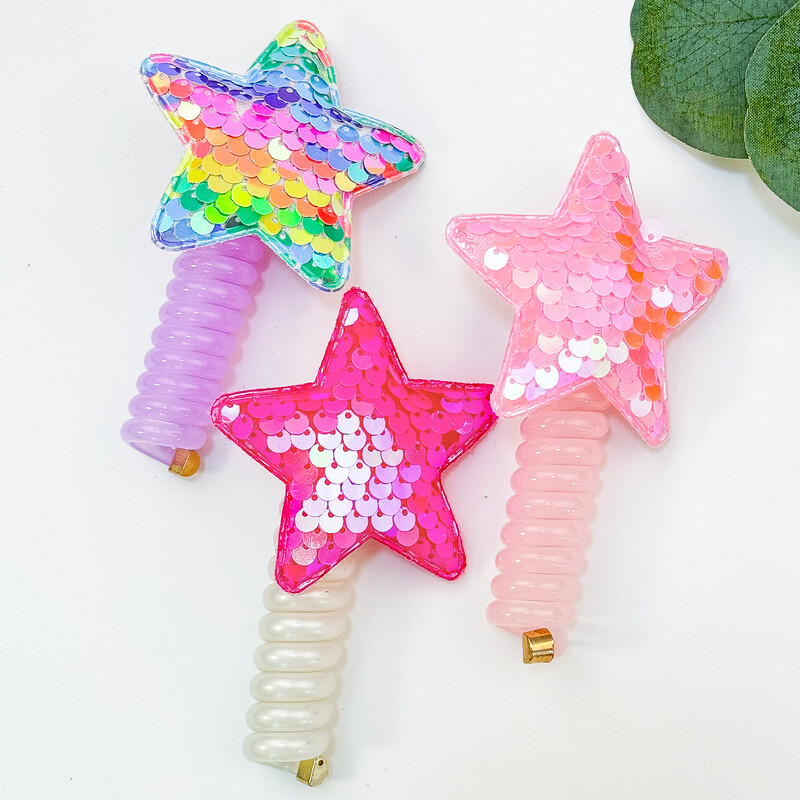 Lányok Elasztikus Csillag Hajkötél Aranyos Candy Színes Telefon Drótvonal Rugalmas Gumiszalag Gyermek Scrunchies Fejpántok Fejfedők