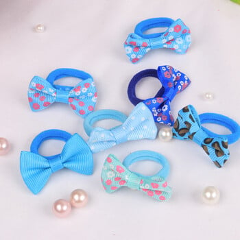 10/20/30PCS Cute Hair Bows Headbands Newborn Girls 1,5\'\' Flower Bows Ελαστικές λωρίδες μαλλιών Βρεφικά αξεσουάρ μαλλιών για παιδιά