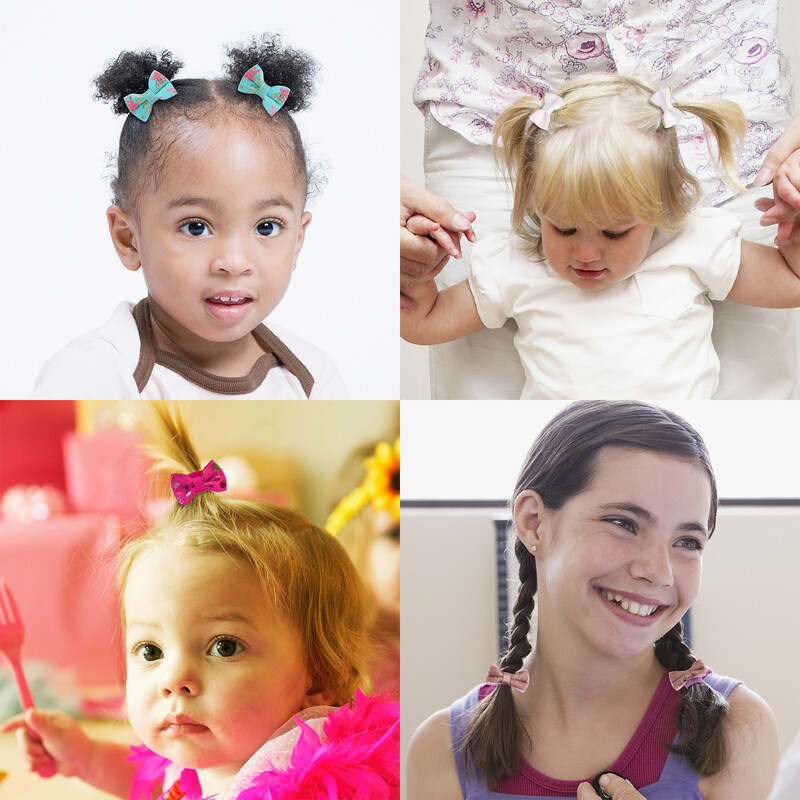 10/20/30 DB Aranyos haj masnik Fejpántok Újszülött lányoknak 1,5 hüvelykes virág masnik Elasztikus hajgumik Baba haj kiegészítők gyerekeknek