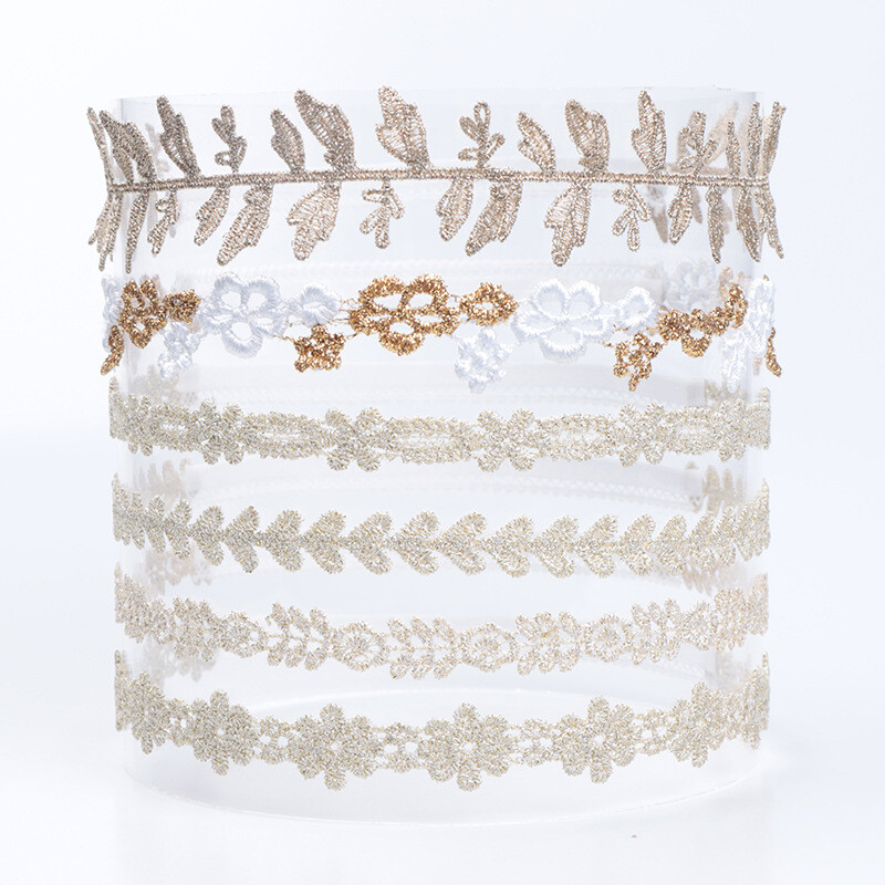 Miela nėriniuota galvos juosta mergaitėms vaikams Elastinė nailono naujagimio turbano plaukų juostelės Minkštos gėlėtos mažylių galvos apdangalai Kūdikių plaukų aksesuarai