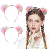 ncmama drăguț panglică bentițe cu flori pentru femeie dulce fetiță bentiță pentru copii accesorii pentru păr cerc de păr Boutique accesorii pentru coafură