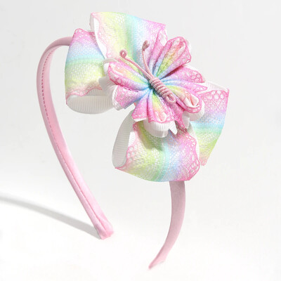 ncmama Fashion Butterfly plaukų juostos moterims merginoms rankų darbo tinklinis plaukų lankeliai galvos juosta plaukų lankelis vaikams galvos apdangalai plaukų priedai