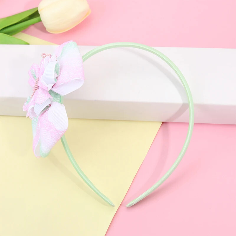 ncmama Fashion Butterfly plaukų juostos moterims merginoms rankų darbo tinklinis plaukų lankeliai galvos juosta plaukų lankelis vaikams galvos apdangalai plaukų priedai