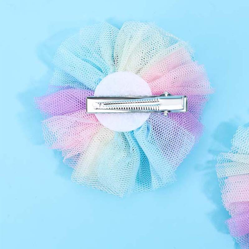 ncmama 2db Unikornis szivárványhálós hajcsat Lányoknak Aranyos Rajzfilm Állat Hajtű Gyerek Barrettes Fejfedők Haj Kiegészítők Ajándékok