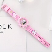 Rajzfilm elektronikus óra fiúknak és lányoknak, fényes óra iskolai kellékek, ideális választás ajándéknak