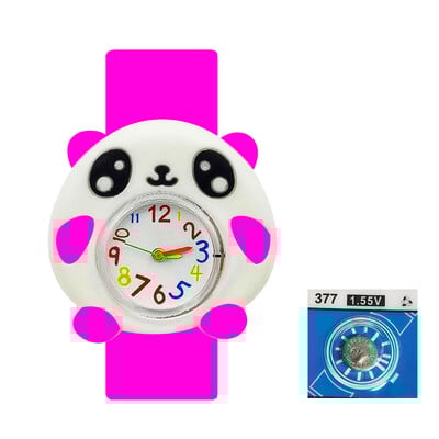 Kiváló gyerekóra ajándék rajzfilm nyúlkutya elefánt panda flamingó bagoly játékok gyerekeknek pofonos karórák fiúknak, lányoknak