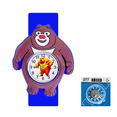 Kiváló gyerekóra ajándék rajzfilm nyúlkutya elefánt panda flamingó bagoly játékok gyerekeknek pofonos karórák fiúknak, lányoknak