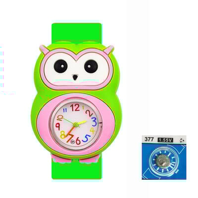 Kiváló gyerekóra ajándék rajzfilm nyúlkutya elefánt panda flamingó bagoly játékok gyerekeknek pofonos karórák fiúknak, lányoknak