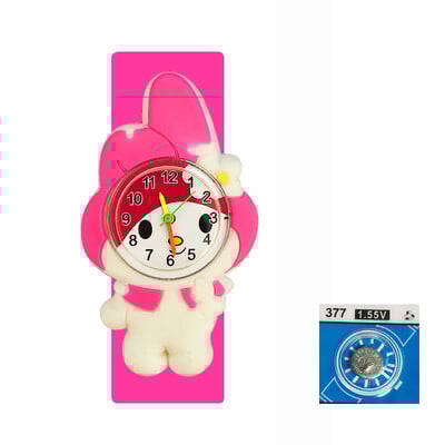 Kiváló gyerekóra ajándék rajzfilm nyúlkutya elefánt panda flamingó bagoly játékok gyerekeknek pofonos karórák fiúknak, lányoknak