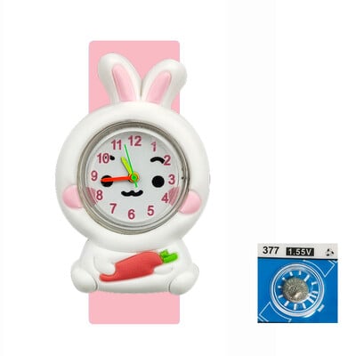 Kiváló gyerekóra ajándék rajzfilm nyúlkutya elefánt panda flamingó bagoly játékok gyerekeknek pofonos karórák fiúknak, lányoknak