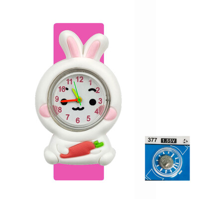 Kiváló gyerekóra ajándék rajzfilm nyúlkutya elefánt panda flamingó bagoly játékok gyerekeknek pofonos karórák fiúknak, lányoknak