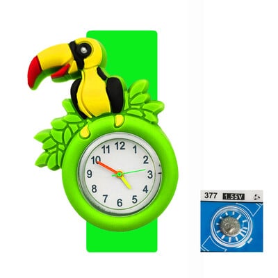 Kiváló gyerekóra ajándék rajzfilm nyúlkutya elefánt panda flamingó bagoly játékok gyerekeknek pofonos karórák fiúknak, lányoknak