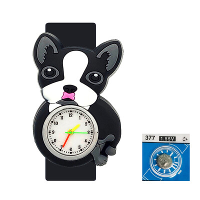 Kiváló gyerekóra ajándék rajzfilm nyúlkutya elefánt panda flamingó bagoly játékok gyerekeknek pofonos karórák fiúknak, lányoknak