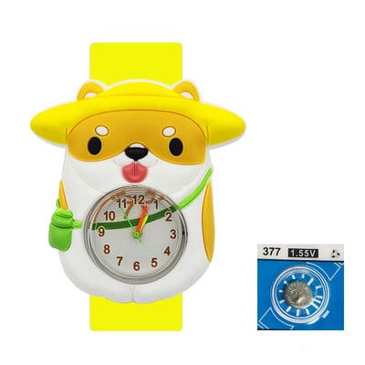 Kiváló gyerekóra ajándék rajzfilm nyúlkutya elefánt panda flamingó bagoly játékok gyerekeknek pofonos karórák fiúknak, lányoknak