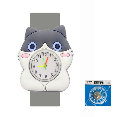 Kiváló gyerekóra ajándék rajzfilm nyúlkutya elefánt panda flamingó bagoly játékok gyerekeknek pofonos karórák fiúknak, lányoknak