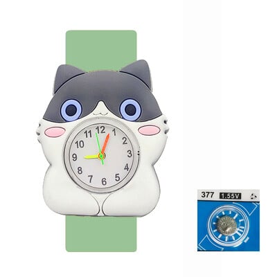 Kiváló gyerekóra ajándék rajzfilm nyúlkutya elefánt panda flamingó bagoly játékok gyerekeknek pofonos karórák fiúknak, lányoknak