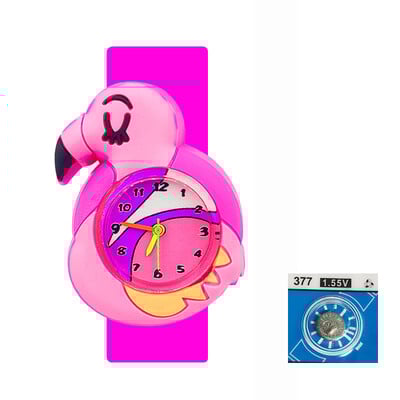 Kiváló gyerekóra ajándék rajzfilm nyúlkutya elefánt panda flamingó bagoly játékok gyerekeknek pofonos karórák fiúknak, lányoknak