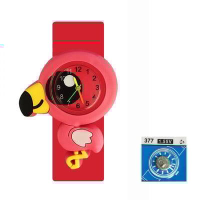 Kiváló gyerekóra ajándék rajzfilm nyúlkutya elefánt panda flamingó bagoly játékok gyerekeknek pofonos karórák fiúknak, lányoknak