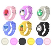 Nauja vandeniui atspari Apple Airtag laikiklio apyrankė vaikams silikoninė dėklas Apyrankė vaikams AirTags dėklu laikrodžio apyrankė