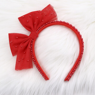 ncmama Fashion New Pearl Bentite de păr pentru femei, fete, drăguțe, dantelă, fundite, bentițe pentru păr, cerc pentru copii, accesorii pentru păr, cadou