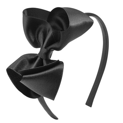 Nouă bentiță cu fundă mare pentru copii, fete, cu sclipici, bentițe de păr cu fundă lucrate manual, cerc de păr pentru copii, accesorii pentru păr