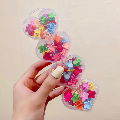 Farebné gumičky do vlasov v tvare srdca pre dievčatá, deti, sladké gumičky do vlasov, gumičky Scrunchie, detská krásna ozdoba na vlasy