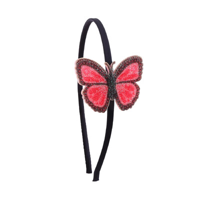 1/2db Glitter Butterfly Fascinator fejpántok lányoknak tiniknek gyerekeknek gyerek hajpántok bulik jelmez előadó haj kiegészítők