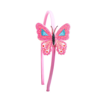 1/2db Glitter Butterfly Fascinator fejpántok lányoknak tiniknek gyerekeknek gyerek hajpántok bulik jelmez előadó haj kiegészítők