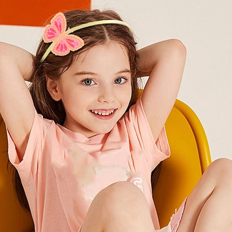 1/2db Glitter Butterfly Fascinator fejpántok lányoknak tiniknek gyerekeknek gyerek hajpántok bulik jelmez előadó haj kiegészítők