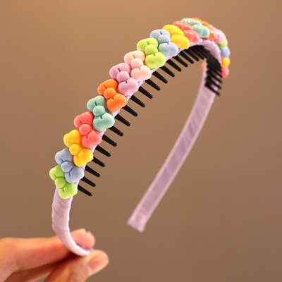 2023 New Girls Lovely Sweet Heart Star Krāsas Ziedi Matu Lentes Galvassegas Bērniem Jauki Matu Stīpas Galvassegas Bērnu Matu Aksesuāri