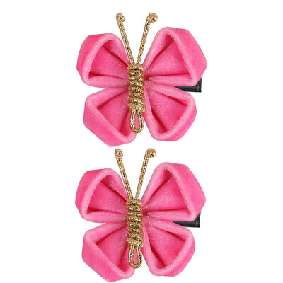 ncmama 2vnt./rinkinys Gradientinio tinklelio drugelio plaukų segtukai mergaitėms Mieli pleiskanojantys plaukų segtukai Vaikiški galvos apdangalai Plaukų priedai