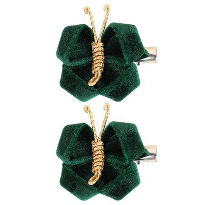 ncmama 2vnt./rinkinys Gradientinio tinklelio drugelio plaukų segtukai mergaitėms Mieli pleiskanojantys plaukų segtukai Vaikiški galvos apdangalai Plaukų priedai