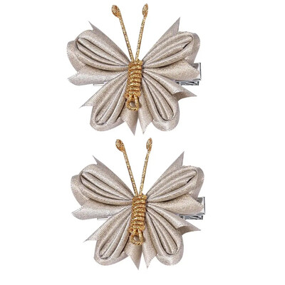 ncmama 2vnt./rinkinys Gradientinio tinklelio drugelio plaukų segtukai mergaitėms Mieli pleiskanojantys plaukų segtukai Vaikiški galvos apdangalai Plaukų priedai