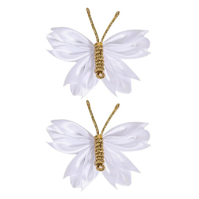 ncmama 2vnt./rinkinys Gradientinio tinklelio drugelio plaukų segtukai mergaitėms Mieli pleiskanojantys plaukų segtukai Vaikiški galvos apdangalai Plaukų priedai