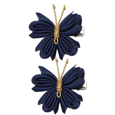 ncmama 2vnt./rinkinys Gradientinio tinklelio drugelio plaukų segtukai mergaitėms Mieli pleiskanojantys plaukų segtukai Vaikiški galvos apdangalai Plaukų priedai