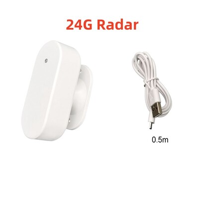 Tuya Smart Life WiFi Millimeter Wave 24GHz Radar Ανιχνευτής ανθρώπινης παρουσίας APP Αισθητήρας κίνησης Αισθητήρας φωτεινότητας AC 110/220V DC 5V