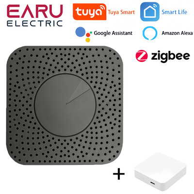 Tuya ZigBee Smart Box Αισθητήρας φορμαλδεΰδης VOC CO2 Θερμοκρασία Υγρασία 6In1 Επιθεώρηση ποιότητας αέρα Συναγερμός DB με Alexa