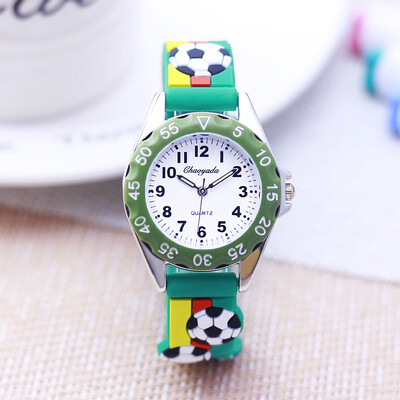 Ceasuri noi pentru copii, băieți, 3D, cool, cu cureaua din silicon, pentru studenți, 3-12 ani, pentru copii, meciuri de fotbal, sport, ceas rezistent la apă