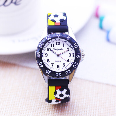 Ceasuri noi pentru copii, băieți, 3D, cool, cu cureaua din silicon, pentru studenți, 3-12 ani, pentru copii, meciuri de fotbal, sport, ceas rezistent la apă