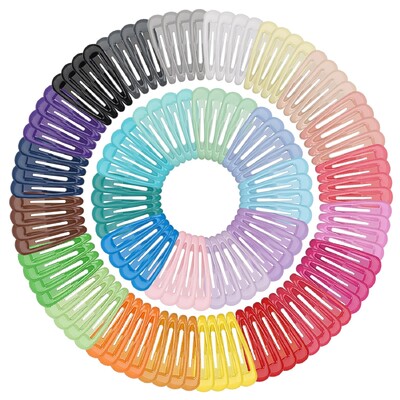 50 vnt. Snap plaukų segtukai, saldainiai, blizgūs 2 coliai, neslystantys metaliniai plaukų segtukai, segtukai.