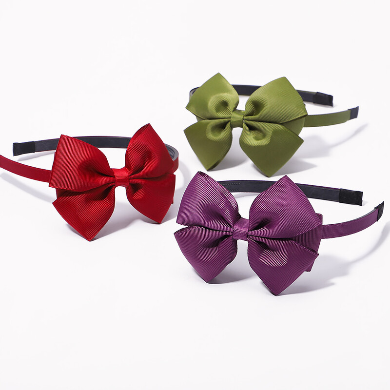 20 boja slatka traka za kosu s mašnama za bebe Vrpca Ručno izrađene mašne za kosu Trake za kosu Pokrivala za kosu Dodaci za kosu za djevojčice